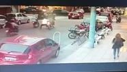 Video: el momento del ataque entre los hinchas de Peñarol y Quilmes