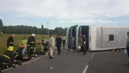 Volcó un micro en la ruta 2: murieron dos nenas