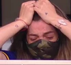 Las lágrimas de Dalma Maradona en el homenaje de los jugadores de Boca a su padre