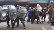 Los incidentes terminaron frente a una cochera en Falucho al 1800.