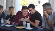 Guillermo Montenegro y Maximiliano Abad consolidaron este domingo su alianza. Foto: 0223.