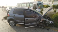 El escandaloso video del choque en la costa desde adentro del auto
