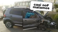 Catarata de memes por el borracho que chocó al grito de "si nos matamos, nos matamos"