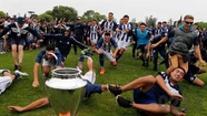 Video: desde adentro, los festejos del campeón Argentinos del Sud   