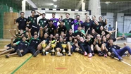 Once Unidos fue campeón por partida triple