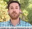Insólito: un loro le quitó un auricular inalámbrico a un periodista mientras grababa un informe