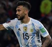 Nicolás González festejando un gol con la camiseta argentina. Tendrá revancha.