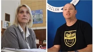 Vilma Baragiola y Cristian Echeverría, los apuntados por las denuncias cruzadas en el radicalismo.
