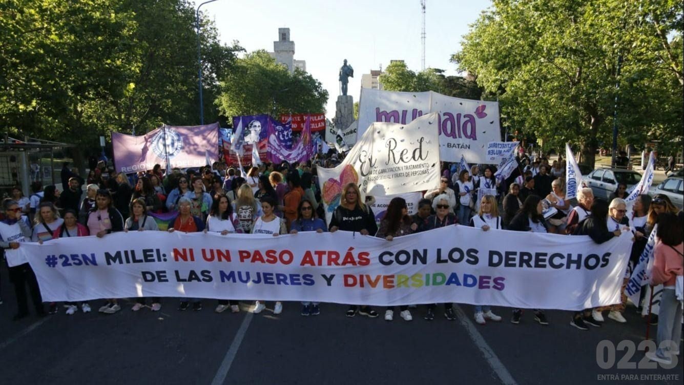 Fotogalería: masiva marcha en Mar del Plata en defensa de los derechos ...