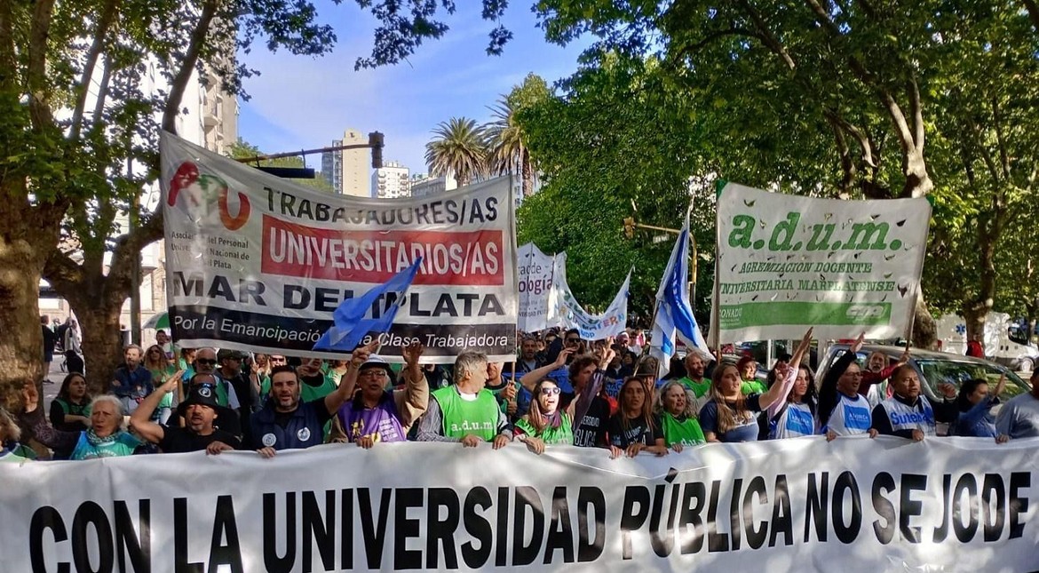 Hoy es la 5° Marcha Federal Universitaria: recorrido y calles que estarán cortadas en Mar del Plata