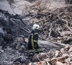 Los bomberos fueron los héroes de una tragedia de dimensiones inéditas. Foto: 0223.