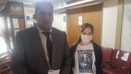 Noviello y Orsini tras la lectura de la sentencia.