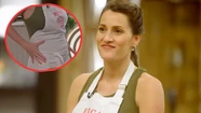 Otro delantal gris para Mica Viciconte en Master Chef