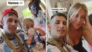 La foto de Wanda, L-Gante y su hija Jamaica que hizo estallar a la ex del cantante