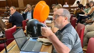 La exposición del concejal generó fuertes reacciones en el Frente de Todos. Foto: Prensa UCR.