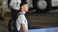 "Dibu" Martínez ya se encuentra con sus compañeros del Aston Villa. 