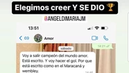 La emocionante y premonitoria charla de Di María con su esposa antes de la final