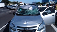 Le robó el celular a una mujer y murió atropellado cuando escapaba por la Panamericana