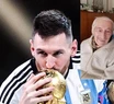 Emotivo video: el abuelo de 100 años que anotaba todos los goles de Messi lo alentó desde el cielo y su nieto siguió la tradición