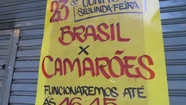 Así vivió Río el partido de Brasil