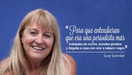 Susy, una periodista que se hizo lugar