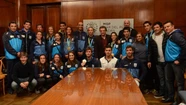 El intendente Pulti recibió a los marplatenses panamericanos
