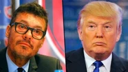 Tinelli le responde a Donald Trump: “El pato es más serio”