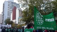 Manifestación de ATE en Luro y España interrumpe el tránsito